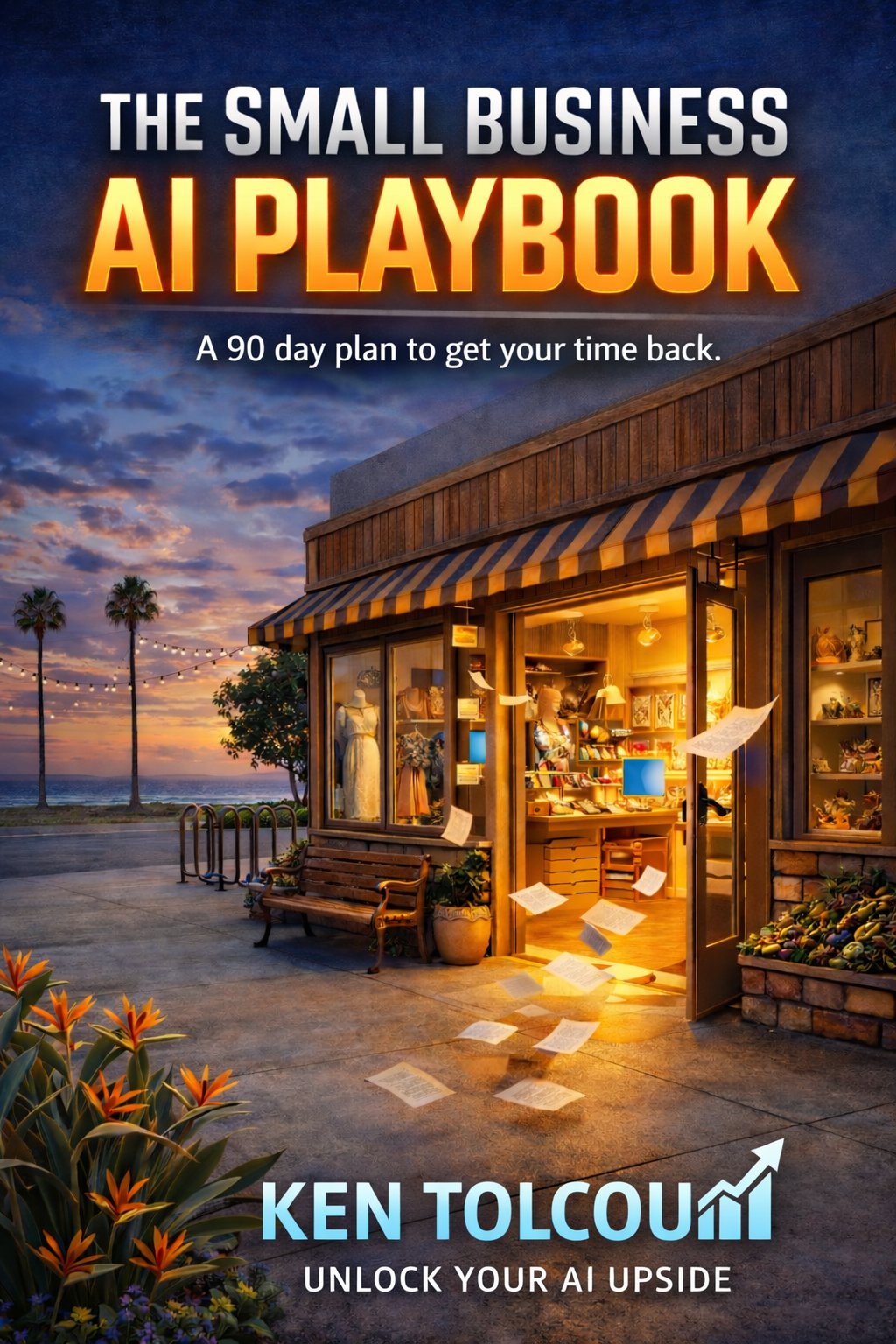 The Small Business AI Playbook — front cover